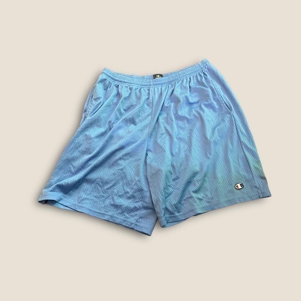 Vintage Y2K Champion Athletic Shorts Light Blue